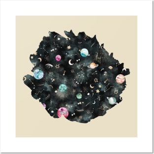 Galaxy Space Planets Constellations Posters and Art